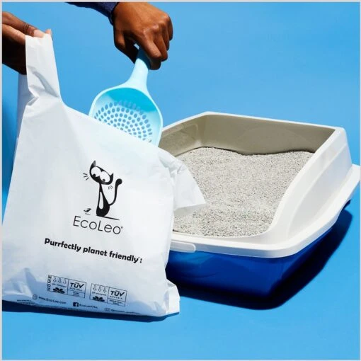 EcoLeo Compostabe Litter Scoop Cat Waste Bags -Cat Supply Store 751454 PT1. AC SS1800 V1674586801