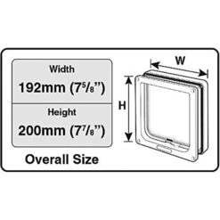 Cat Mate Lockable Cat Flap -Cat Supply Store 75268 PT2. AC SS1800 V1488504025