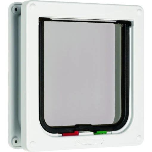 Cat Mate 4-Way Locking Cat Flap With Door Liner -Cat Supply Store 75277. AC SS1800 V1460478784