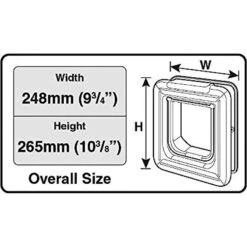 Cat Mate Elite Super Selective Microchip & I.D. Disc Cat Flap -Cat Supply Store 75295 PT2. AC SS1800 V1488503745