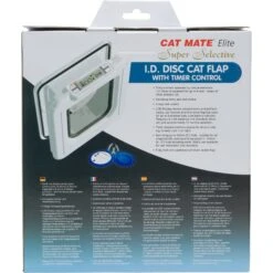 Cat Mate Elite Super Selective I.D. Disc Cat Flap -Cat Supply Store 75297 PT2. AC SS1800 V1485794259