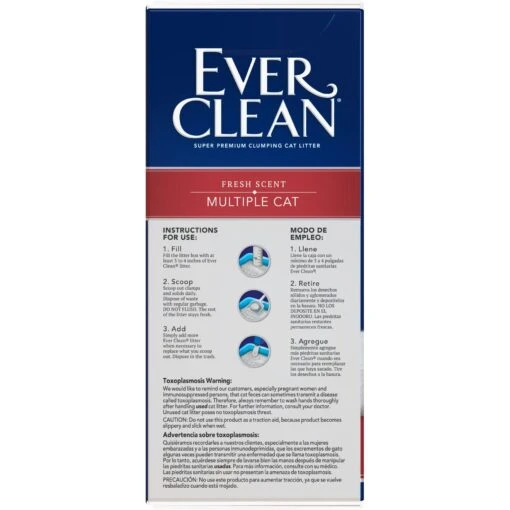 Ever Clean Multi-Cat Fresh Scented Clumping Clay Cat Litter -Cat Supply Store 75543 PT6. AC SS1800 V1556635023