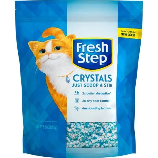 Fresh Step Fresh Scented Non-Clumping Crystal Cat Litter -Cat Supply Store 75545 PT3. AC SS1800 V1694464651