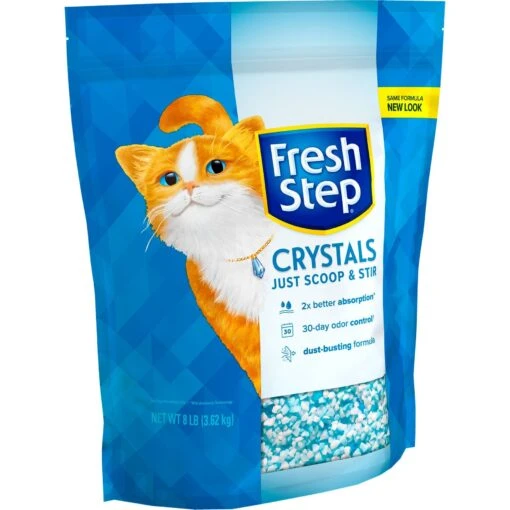 Fresh Step Fresh Scented Non-Clumping Crystal Cat Litter -Cat Supply Store 75545 PT4. AC SS1800 V1694464735