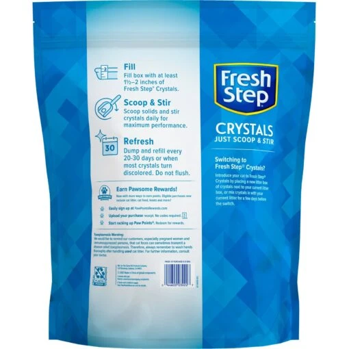 Fresh Step Fresh Scented Non-Clumping Crystal Cat Litter -Cat Supply Store 75545 PT5. AC SS1800 V1694465595