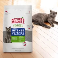 Nature's Miracle Intense Defense Odor Control Cat Litter, 40-lb Bag -Cat Supply Store 767566 PT6. AC SS1800 V1675442946