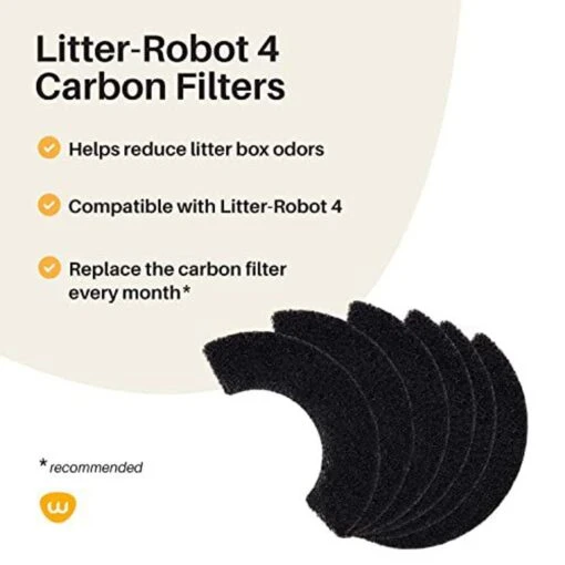 Litter-Robot-4 Carbon Filters -Cat Supply Store 769566 PT2. AC SS1800 V1678457701