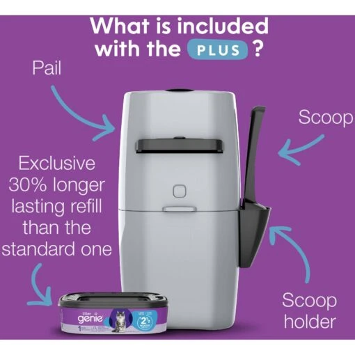 Litter Genie Plus Cat Litter Disposal System -Cat Supply Store 780782 PT1. AC SS1800 V1684611817