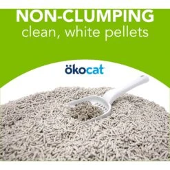 Okocat Dust-Free Unscented Non-Clumping Paper Pellet Cat Litter -Cat Supply Store 78964 PT5. AC SS1800 V1588887357