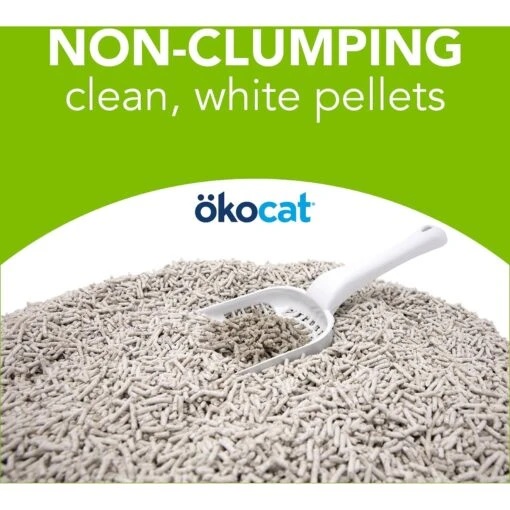 Okocat Dust-Free Unscented Non-Clumping Paper Pellet Cat Litter -Cat Supply Store 78964 PT5. AC SS1800 V1588887357