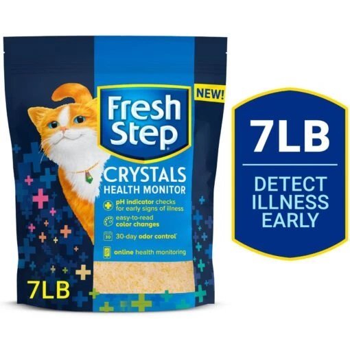 Fresh Step Crystals Health Monitor Unscented Cat Litter -Cat Supply Store 802390 MAIN. AC SS1800 V1694454603