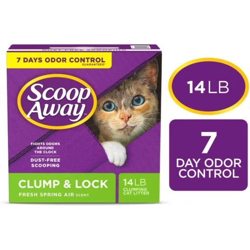 Scoop Away Clump & Lock Scented Clumping Clay Cat Litter -Cat Supply Store 80310 MAIN. AC SS1800 V1694457276