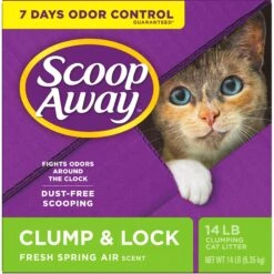 Scoop Away Clump & Lock Scented Clumping Clay Cat Litter -Cat Supply Store 80310 PT6. AC SS1800 V1694458828