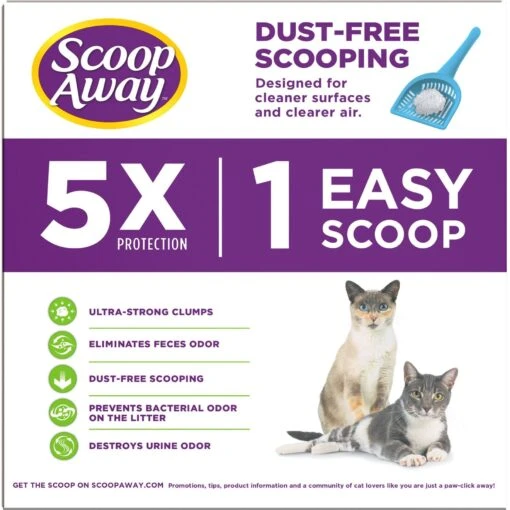 Scoop Away Clump & Lock Scented Clumping Clay Cat Litter -Cat Supply Store 80310 PT7. AC SS1800 V1586179741