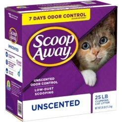 Scoop Away Unscented Clumping Clay Cat Litter -Cat Supply Store 80311 PT6. AC SS1800 V1694457277