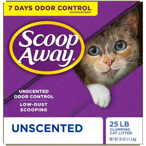 Scoop Away Unscented Clumping Clay Cat Litter -Cat Supply Store 80311 PT7. AC SS1800 V1586456849