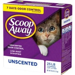 Scoop Away Unscented Clumping Clay Cat Litter -Cat Supply Store 80311 PT8. AC SS1800 V1586456851