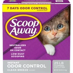 Scoop Away Clean Breeze Scented Clumping Clay Cat Litter -Cat Supply Store 80313 PT4. AC SS1800 V1694465214