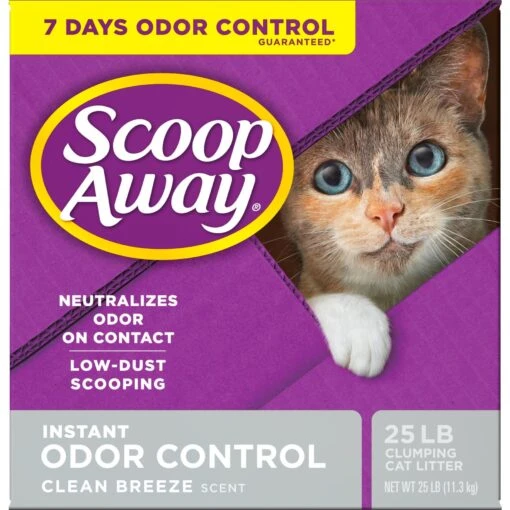 Scoop Away Clean Breeze Scented Clumping Clay Cat Litter -Cat Supply Store 80313 PT5. AC SS1800 V1694458830