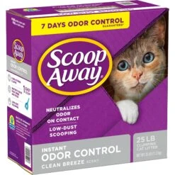 Scoop Away Clean Breeze Scented Clumping Clay Cat Litter -Cat Supply Store 80313 PT6. AC SS1800 V1694455090