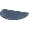 Petmate Catcher Mat, Half Circle, Ice Blue -Cat Supply Store 81574 MAIN. AC SS1800 V1475846572