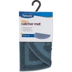 Petmate Catcher Mat, Half Circle, Ice Blue -Cat Supply Store 81574 PT1. AC SS1800 V1480608722