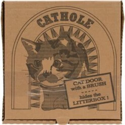 Cathole Cat Door With Brush -Cat Supply Store 81990 PT6. AC SS1800 V1494265646