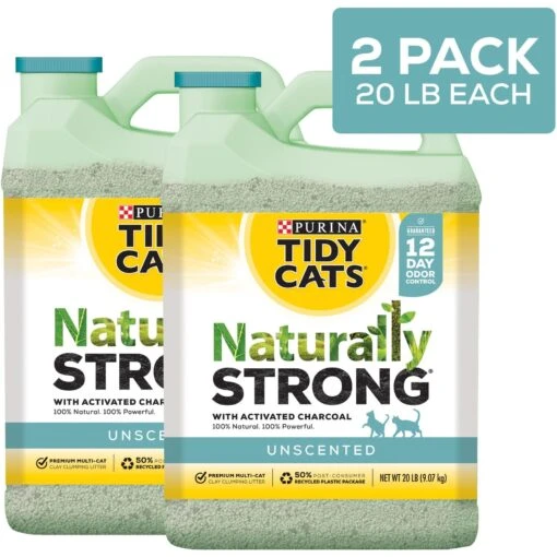 Tidy Cats Naturally Strong Clumping Clay Multi Cat Litter -Cat Supply Store 838878 MAIN. AC SS1800 V1700859158