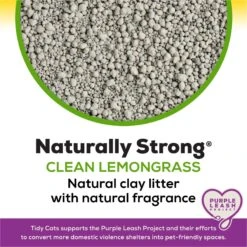 Tidy Cats Naturally Strong Clean Lemongrass Scented Clumping Clay Cat Litter -Cat Supply Store 838894 PT3. AC SS1800 V1700859135