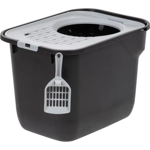 IRIS USA Square Top Entry Cat Litter Box With Scoop, Large -Cat Supply Store 846630 MAIN. AC SS1800 V1683835832