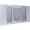 Ideal Pet 23-28 Sash Window Chubby Kat Cat Door, White, Medium -Cat Supply Store 863094 MAIN. AC SS1800 V1686776432