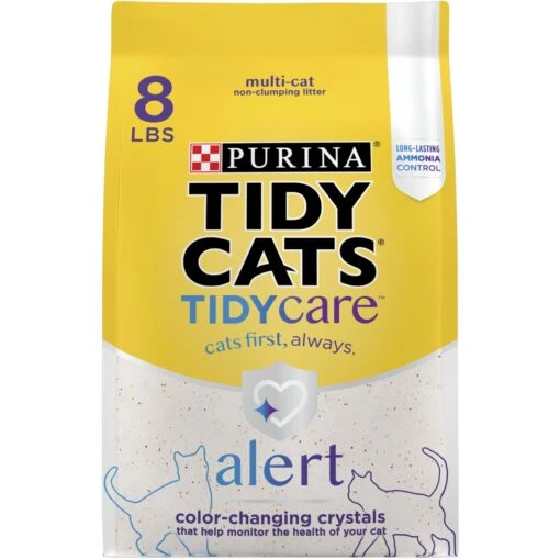 Tidy Cats Alert Health Monitoring Unscented Non-Clumping Cat Litter, 8-lb Bag -Cat Supply Store 871510 MAIN. AC SS1800 V1700256916