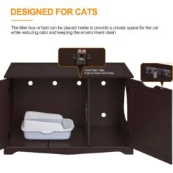 Yaheetech Cat Litter Box Enclosure -Cat Supply Store 871886 PT5. AC SS1800 V1686250300