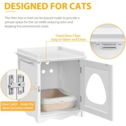 Yaheetech Indoor Cat Litter Box Enclosure -Cat Supply Store 871918 PT5. AC SS1800 V1686250365