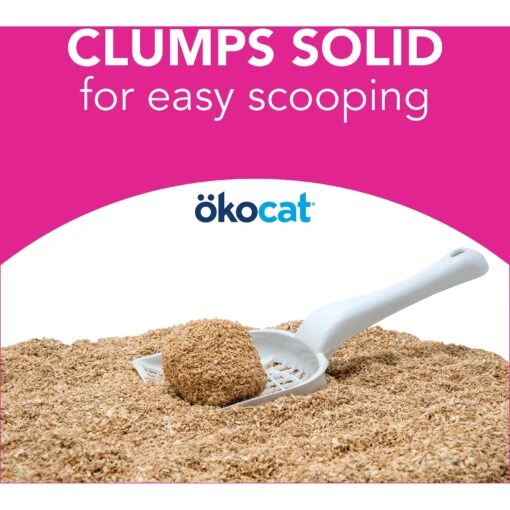 Okocat Super Soft Clumping Wood Unscented Cat Litter -Cat Supply Store 89708 PT5. AC SS1800 V1585170759