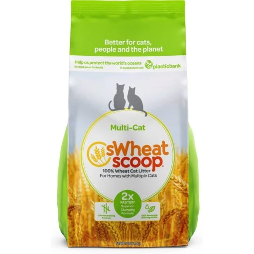 SWheat Scoop Multi-Cat Unscented Natural Clumping Wheat Cat Litter -Cat Supply Store 90872 MAIN. AC SS1800 V1634156505