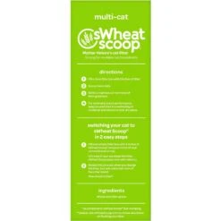 SWheat Scoop Multi-Cat Unscented Natural Clumping Wheat Cat Litter -Cat Supply Store 90872 PT2. AC SS1800 V1605053817