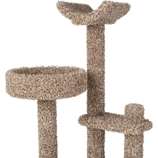 Frisco 64-in Real Carpet Wooden Cat Tree And Condo -Cat Supply Store 914950 PT3. AC SS1800 V1697733163