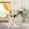 Frisco 62-in Faux Fur Cat Tree & Condo -Cat Supply Store 92259 MAIN. AC SS1800 V1667227449