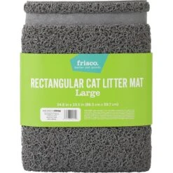 Frisco High Sided Cat Litter Box, Extra Large & Frisco Rectangular Cat Litter Mat -Cat Supply Store 933398 PT6. AC SS1800 V1692303977