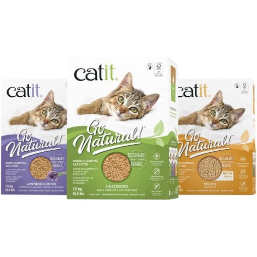 Catit Natural Wood Clumping Cat Litter -Cat Supply Store 936814 PT1. AC SS1800 V1692045557